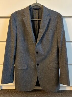 Brooks Brothers Vitale Barberis Canonico Made in Italy Suit Jacket Gray